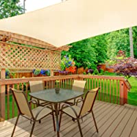 Los mejores  - WOKKOL Toldo Vela de Sombra- Toldo Vela de Sombra Jardín- Toldo Vela de Sombra Patio- Toldo de Vela Solar- 90…